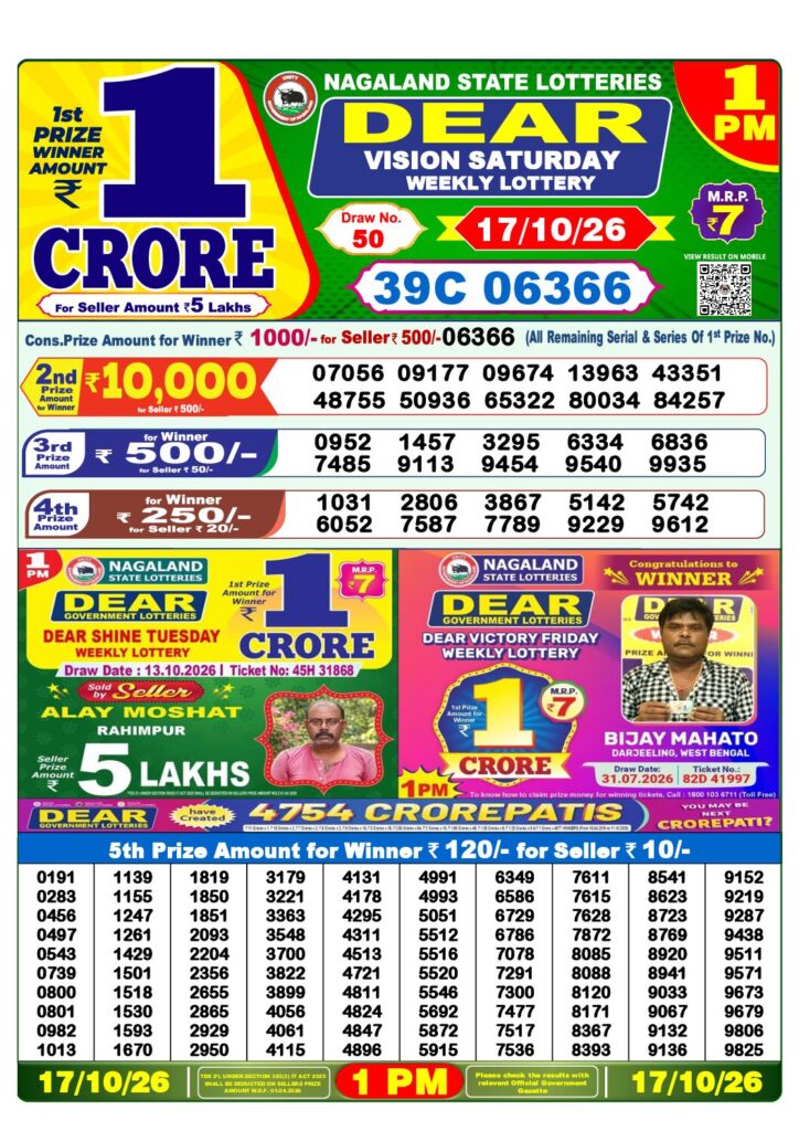 1 PM Lottery Sambad PDF first-page preview