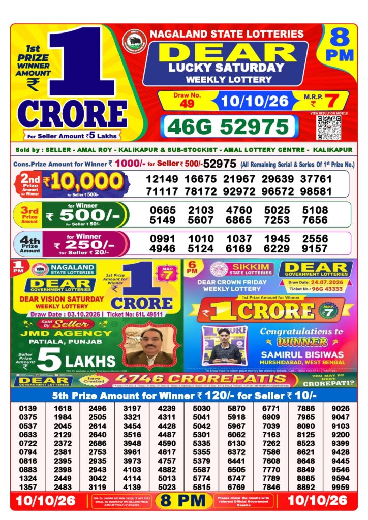 8 PM Lottery Sambad PDF first-page preview
