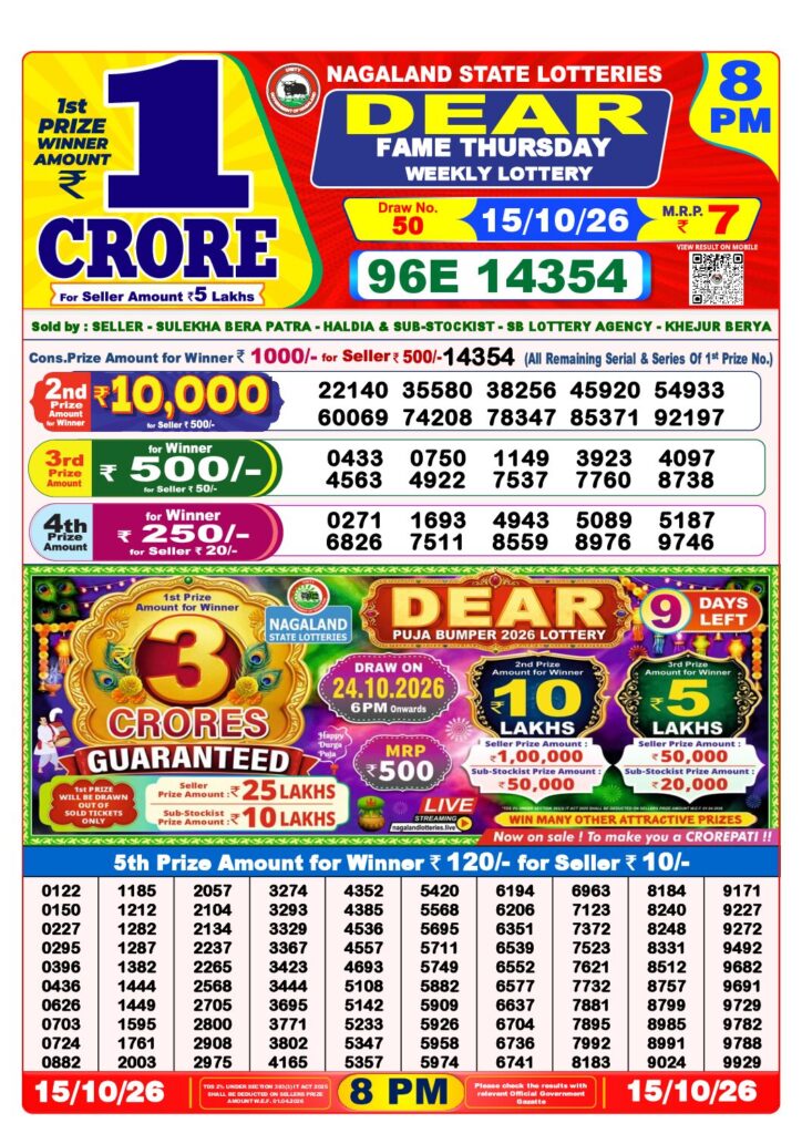 8 PM Lottery Sambad PDF first-page preview