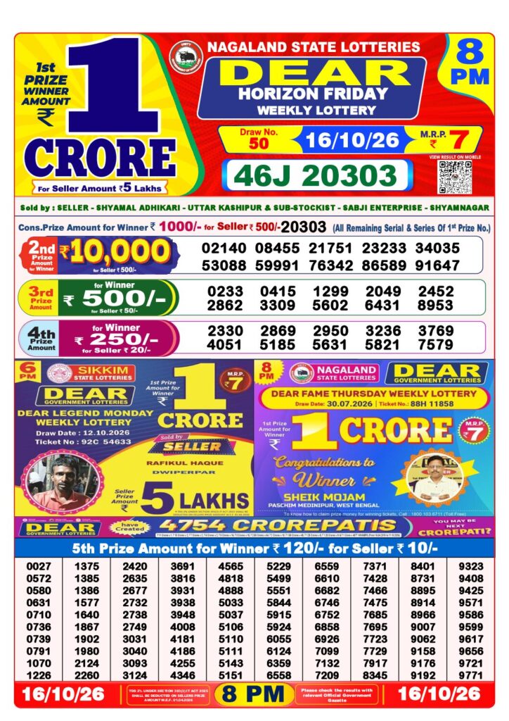 8 PM Lottery Sambad PDF first-page preview